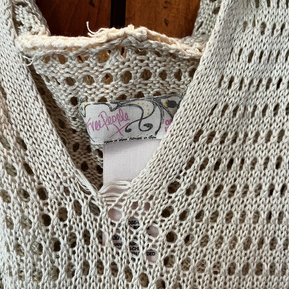 Free People Summer House Crochet Poncho - Picture 7 of 7